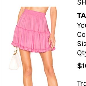 Young fabulous and broke mini skirt